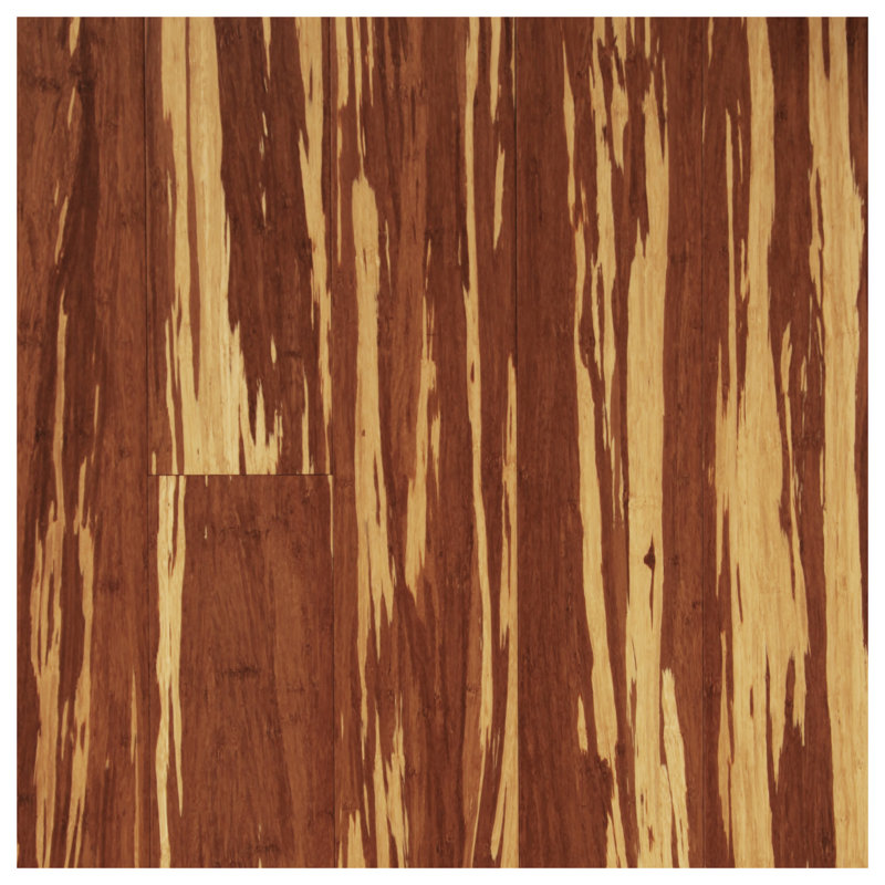 Easoon USA 43/4" Solid Strand Woven Bamboo Flooring in Tigerstripe